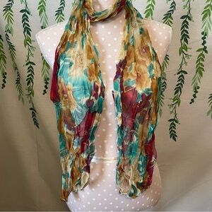 Floral Scarf D2